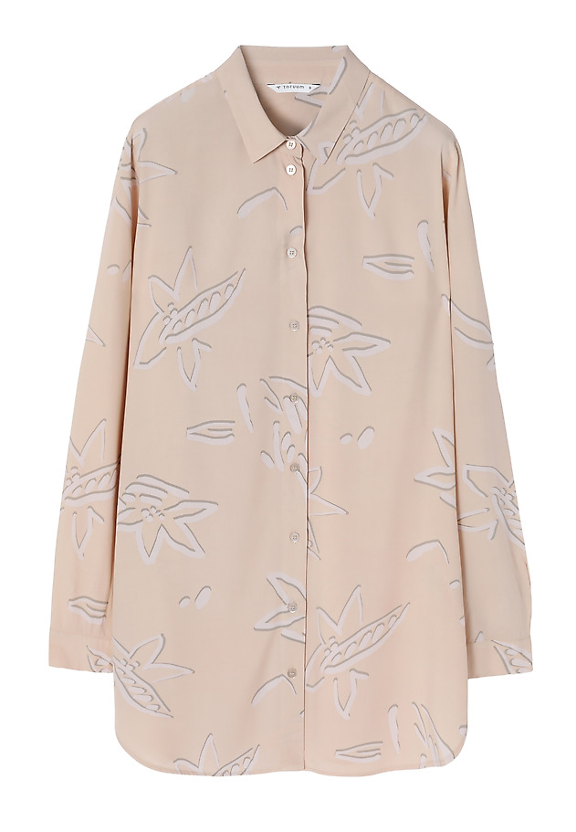 DÁMSKÁ KOŠILOVÁ TUNIKA S MODERNÍM KVĚTINOVÝM POTISKEM - LIBU DÁMSKÁ KOŠILOVÁ TUNIKA S MODERNÍM KVĚTINOVÝM POTISKEM - LIBU VÍCEBAREVNÝ 8