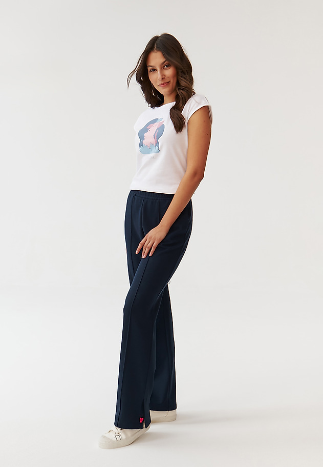 LADIES’ PANTS WITH STRAIGHT LEG - MADDY LADIES’ PANTS WITH STRAIGHT LEG - MADDY NAVY BLUE 1