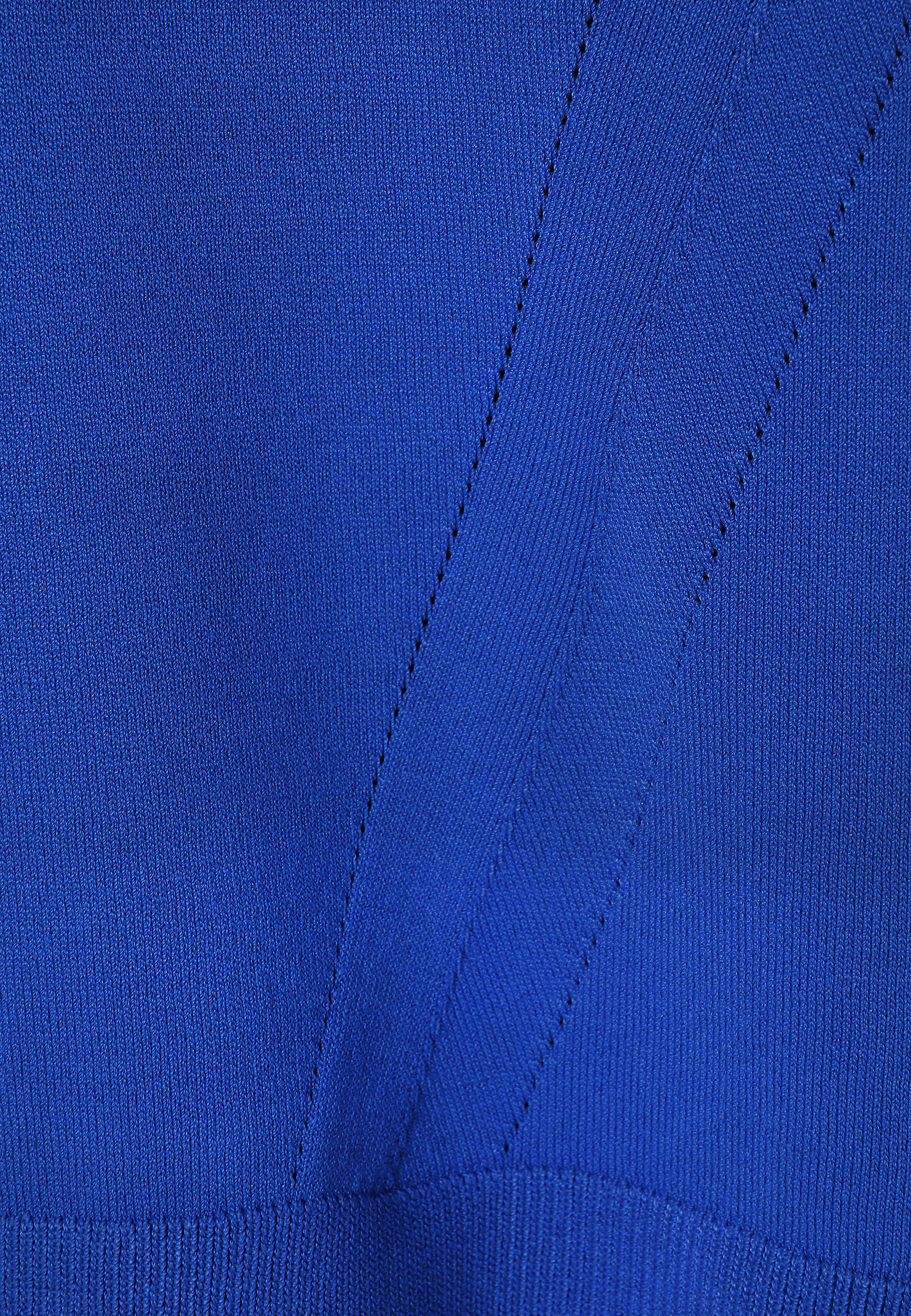 COBALT BLOUSE WITH A LOOSE FIT - INEZA