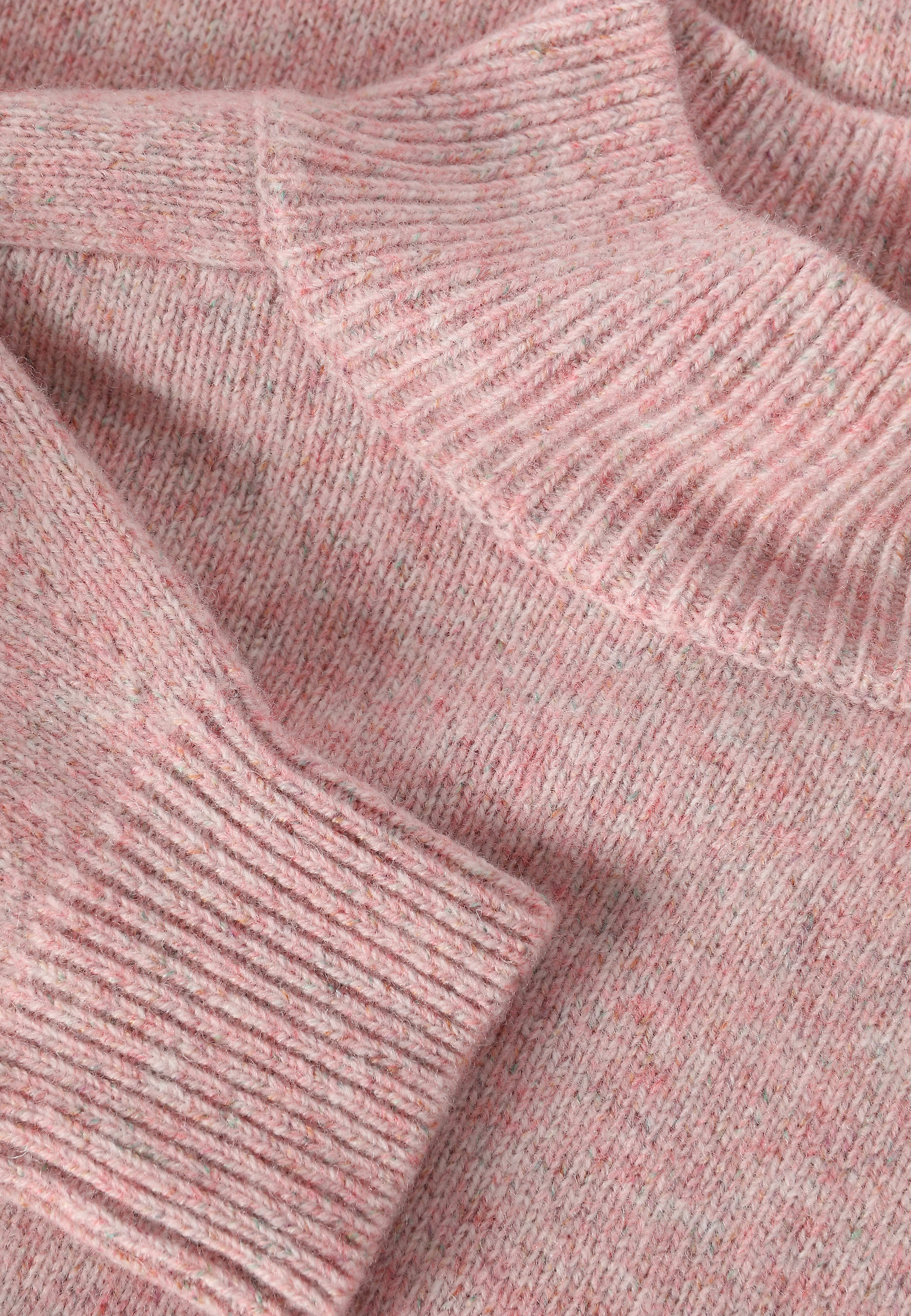 MELANŻOWY SWETER Z WEŁNY MULESING FREE - SIENNA MELANŻOWY SWETER Z WEŁNY MULESING FREE - SIENNA RÓŻOWY 117690
