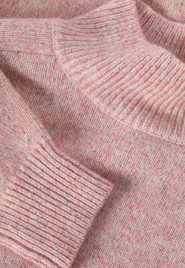 MELANŻOWY SWETER Z WEŁNY MULESING FREE - SIENNA MELANŻOWY SWETER Z WEŁNY MULESING FREE - SIENNA RÓŻOWY 7
