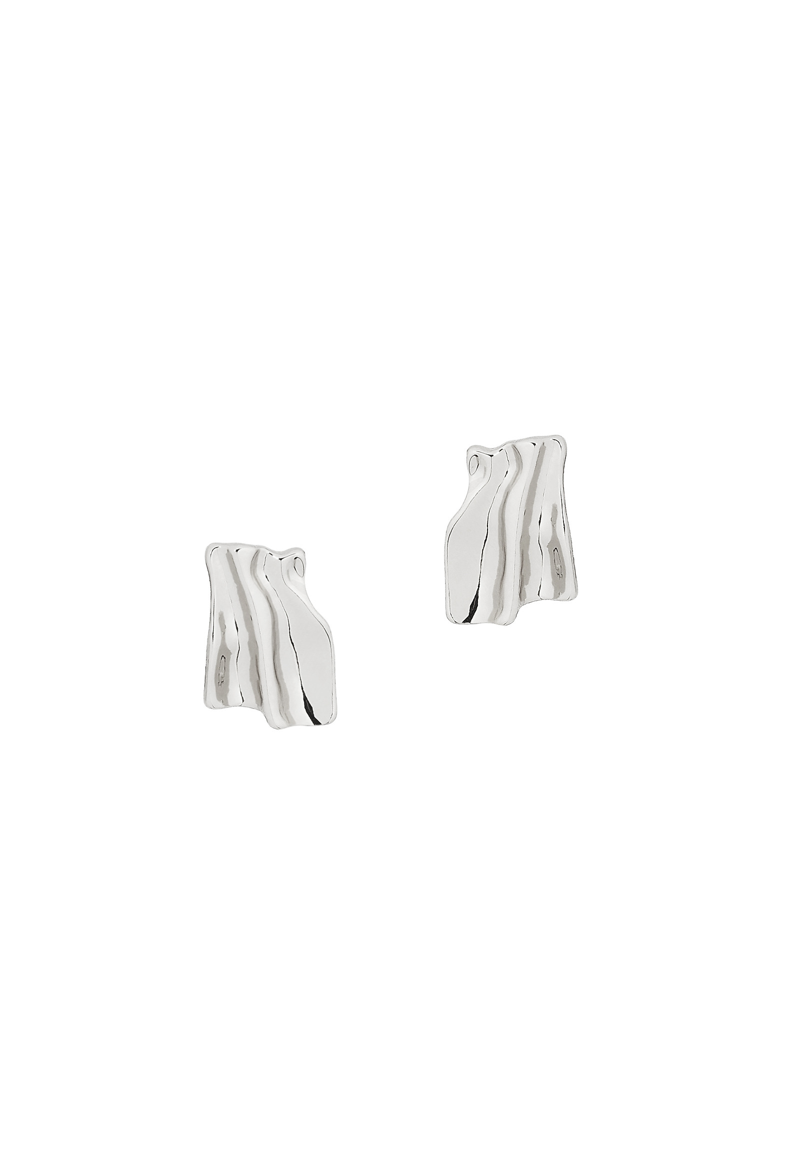 EARRINGS FASTENED ON A STICK - BIRTA EARRINGS FASTENED ON A STICK - BIRTA SILVER 114589