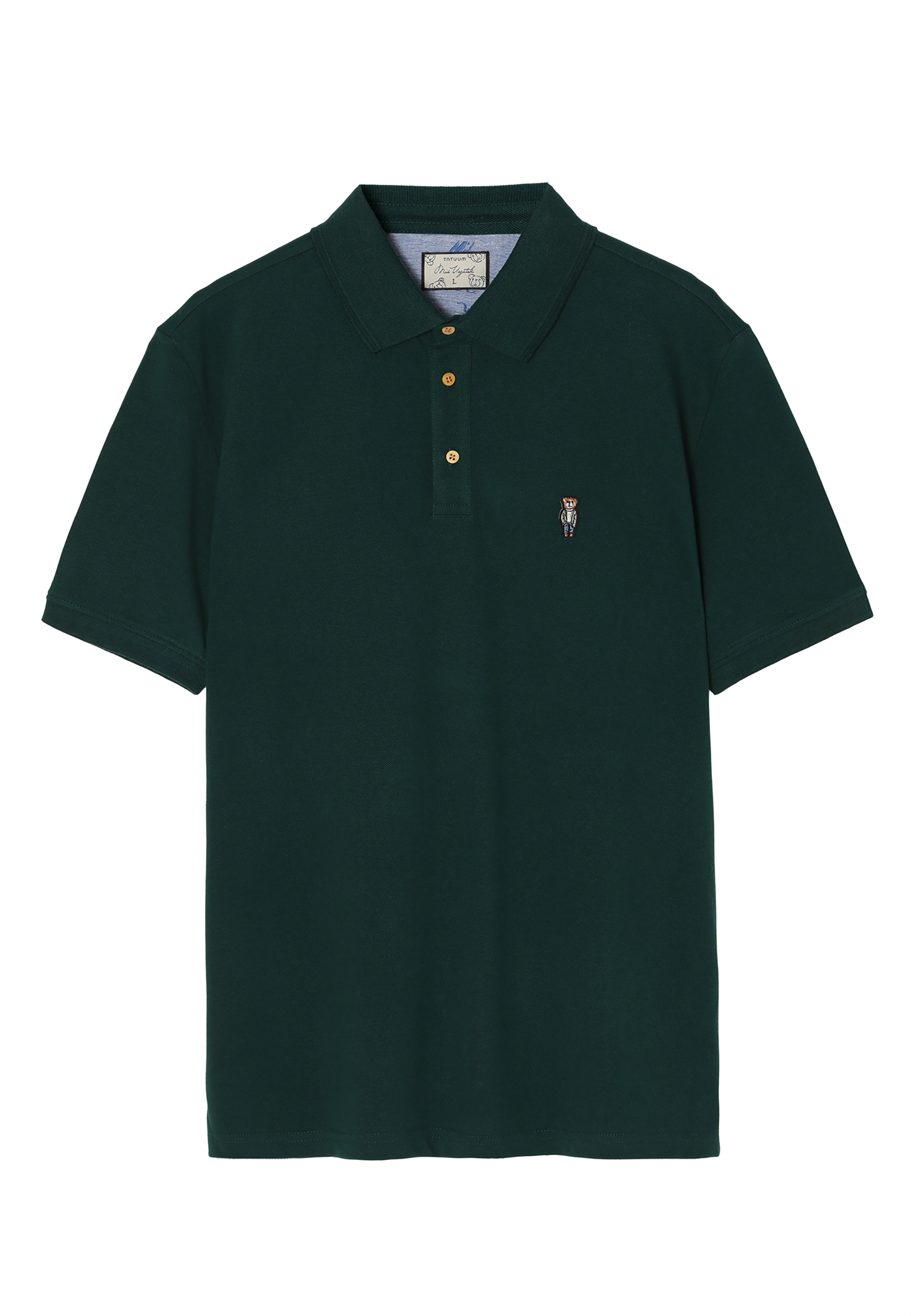 MĘSKA KOSZULA DZIANINOWA TYPU POLO Z NASZYWKĄ Z MISIEM USZATKIEM JAY