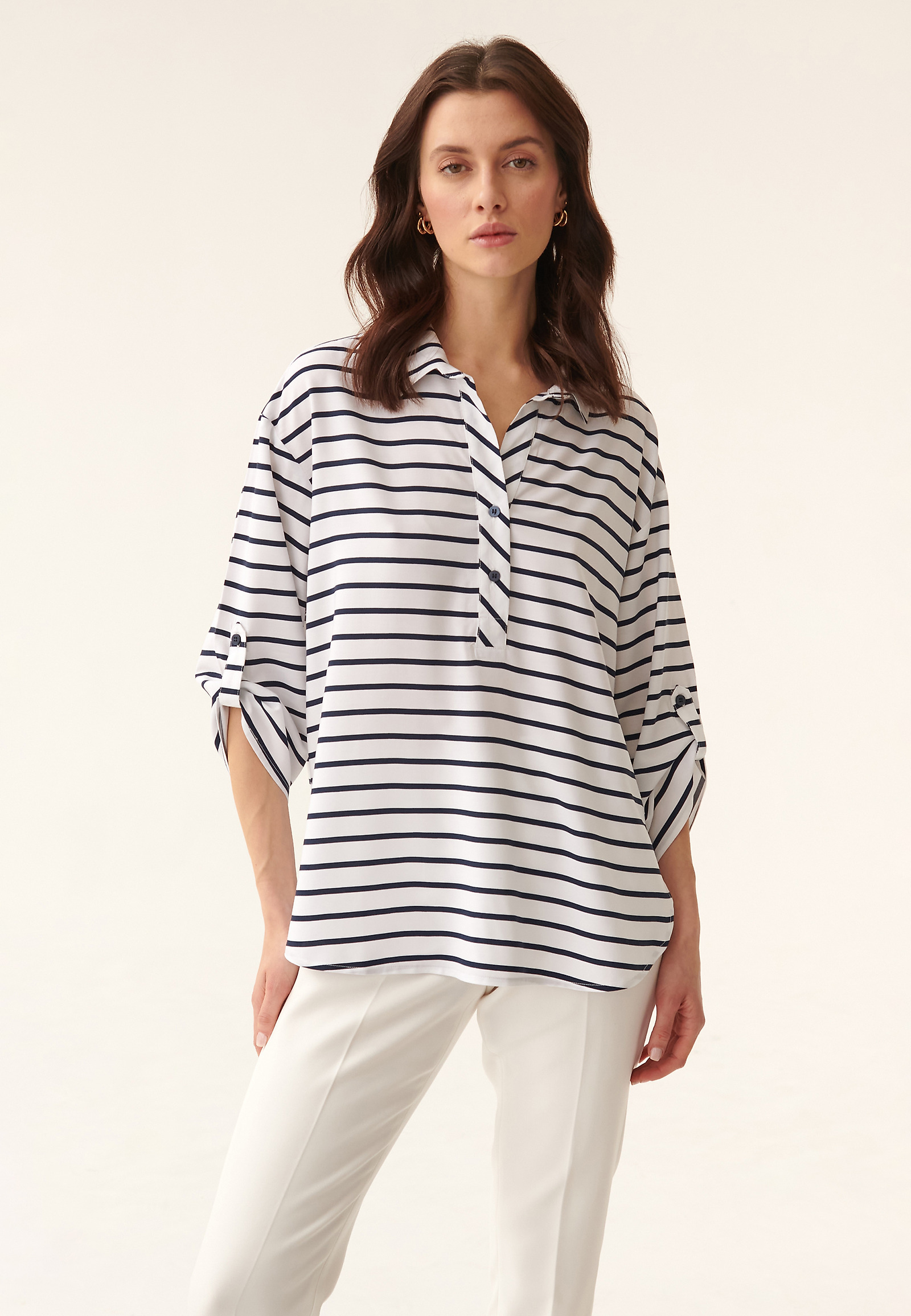 LADIES' STRIPED BLOUSE BALEA LADIES' STRIPED BLOUSE BALEA MULTICOLOR 88173