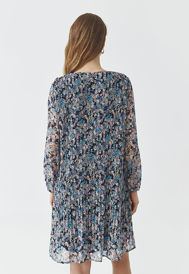 SHORT DRESS IN CHIFFON FABRIC — SANTE SHORT DRESS IN CHIFFON FABRIC — SANTE MULTIKOLOR 3