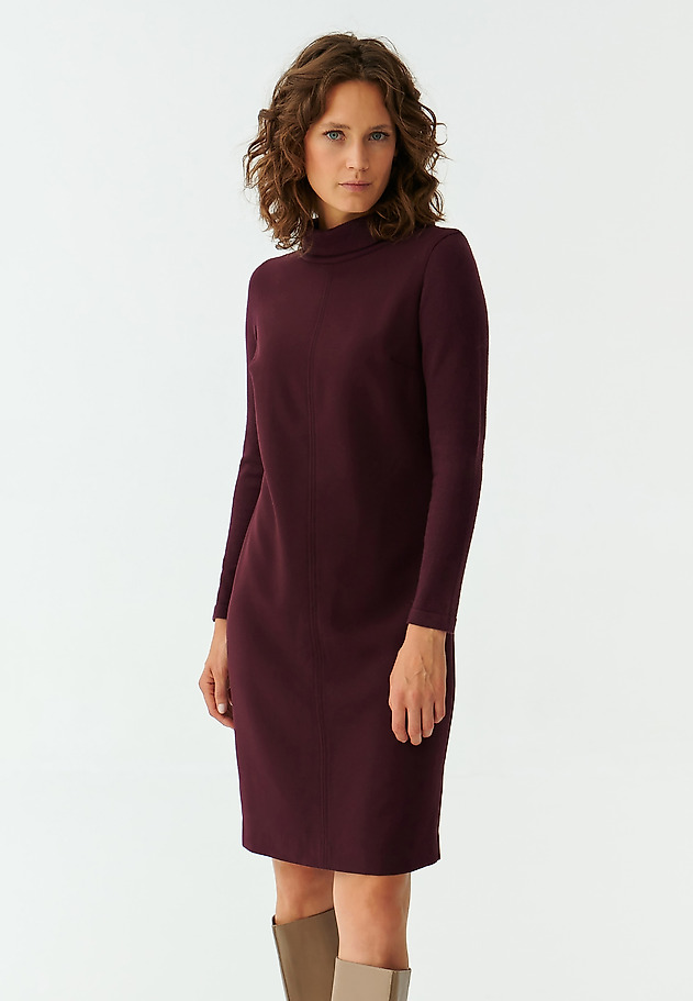 LADIES’ DRESS WITH A TURTLENECK SAGAMIA LADIES’ DRESS WITH A TURTLENECK SAGAMIA CZERWONY 2