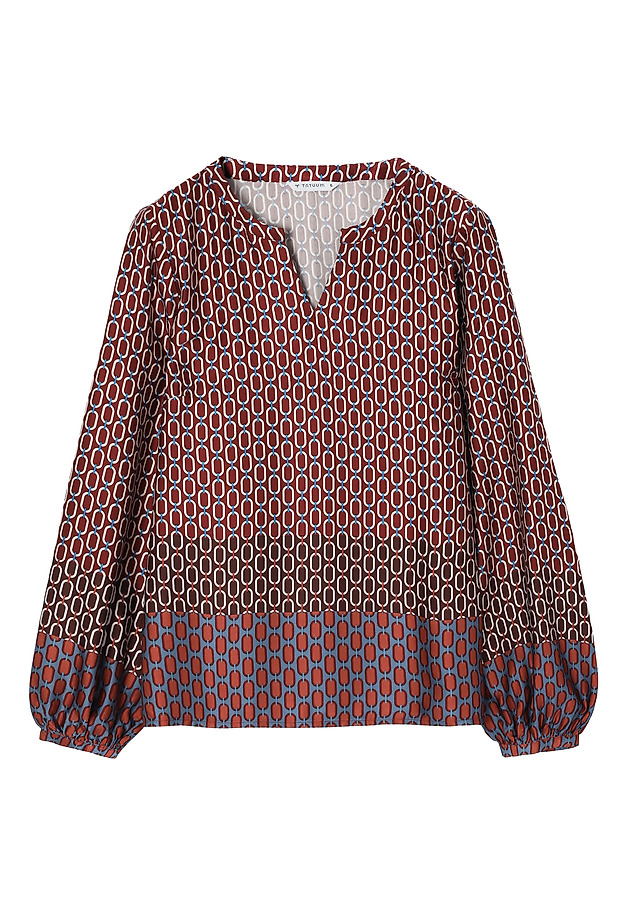 BLUZĂ DIN ȚESĂTURĂ CU IMPRIMEU ORIGINAL — GAYA BLUZĂ DIN ȚESĂTURĂ CU IMPRIMEU ORIGINAL — GAYA MULTICOLOR 6