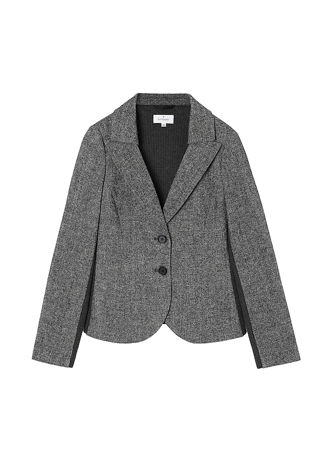 LADIES' WOVEN JACKET WITH RIBBED INSERT — COCO LADIES' WOVEN JACKET WITH RIBBED INSERT — COCO MULTIKOLOR 5