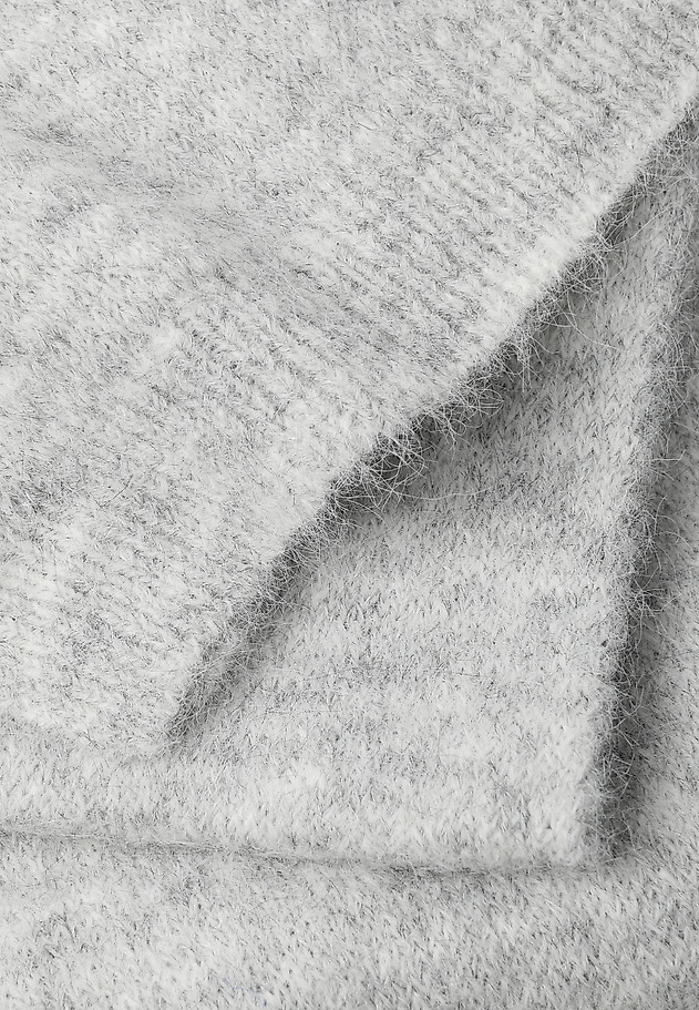 SCARF WITH WOOL BLEND - DOVLON SCARF WITH WOOL BLEND - DOVLON GREY 3