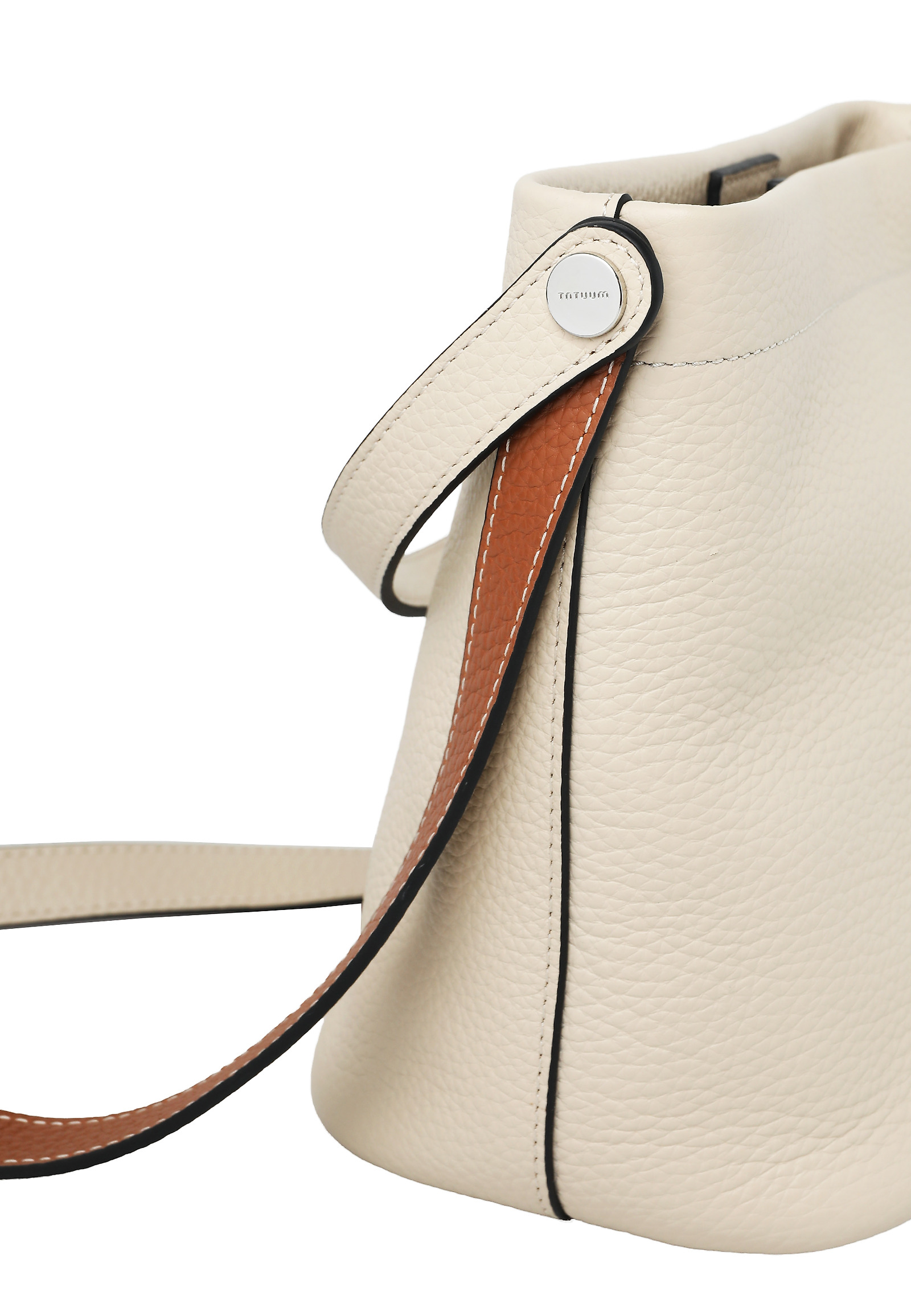 WOMEN'S LEATHER BAG - INFINITY WOMEN'S LEATHER BAG - INFINITY BEIGE 113456