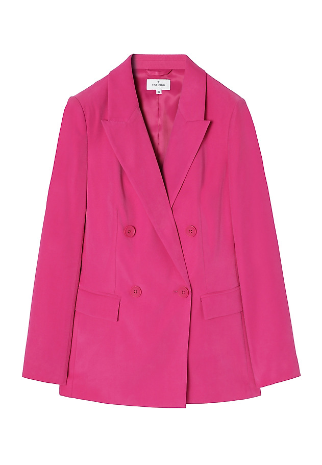 LADIES’ DOUBLE-BREASTED JACKET WITH A LINING - ADA LADIES’ DOUBLE-BREASTED JACKET WITH A LINING - ADA RÓŻOWY 5