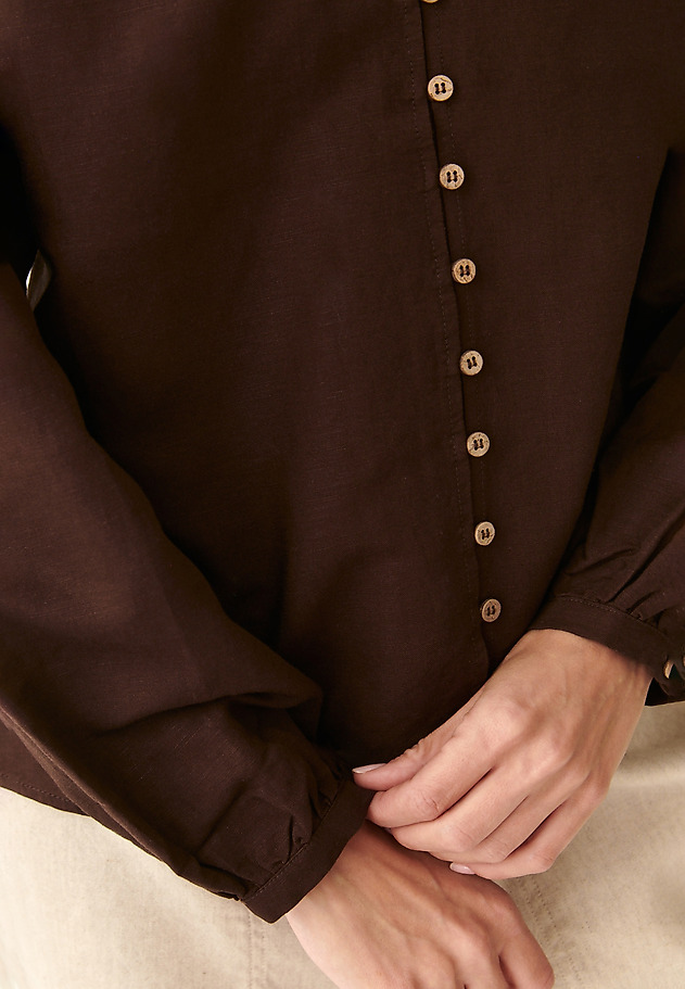 LADIES' LOOSE SHIRT SAMBA LADIES' LOOSE SHIRT SAMBA BRĄZOWY 5