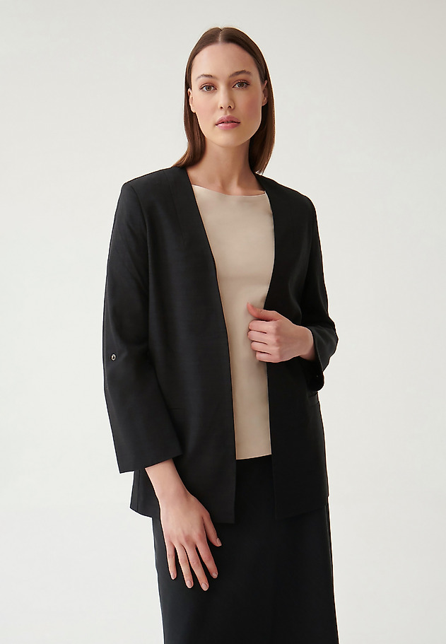 LADIES' OVERSIZED BLAZER LEMARIA LADIES' OVERSIZED BLAZER LEMARIA CZARNY 3