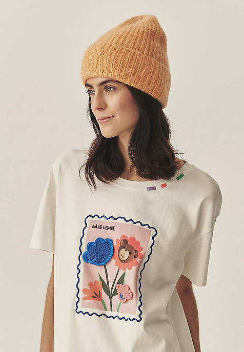 KLASYCZNA CZAPKA Z HAFTEM Z MOTYWEM MISIA USZATKA - NERIS 2 KLASYCZNA CZAPKA Z HAFTEM Z MOTYWEM MISIA USZATKA - NERIS 2