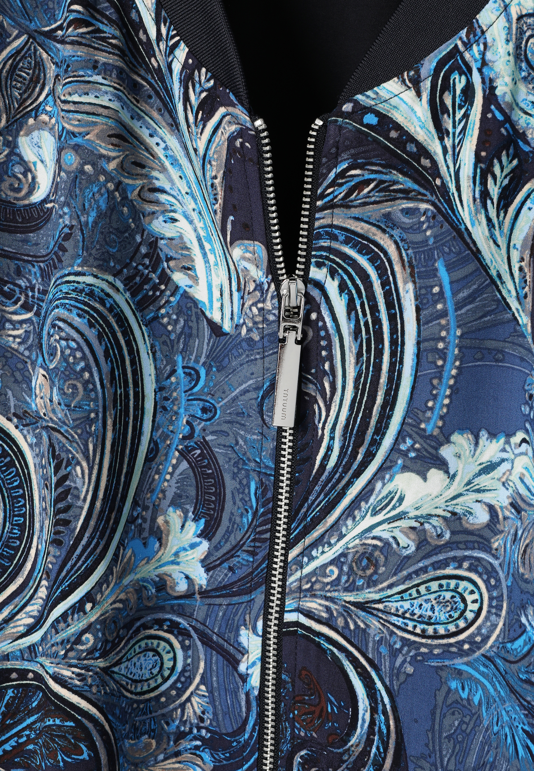 JACKEȚA BOMBER CU MODEL FABRICAT DIN VISCOPA LENZING™ ECOVERO™ - BAMBINA MULTICOLOR 2