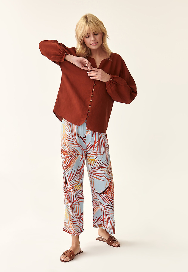 LADIES' LOOSE SHIRT SAMBA LADIES' LOOSE SHIRT SAMBA POMARAŃCZOWY 2