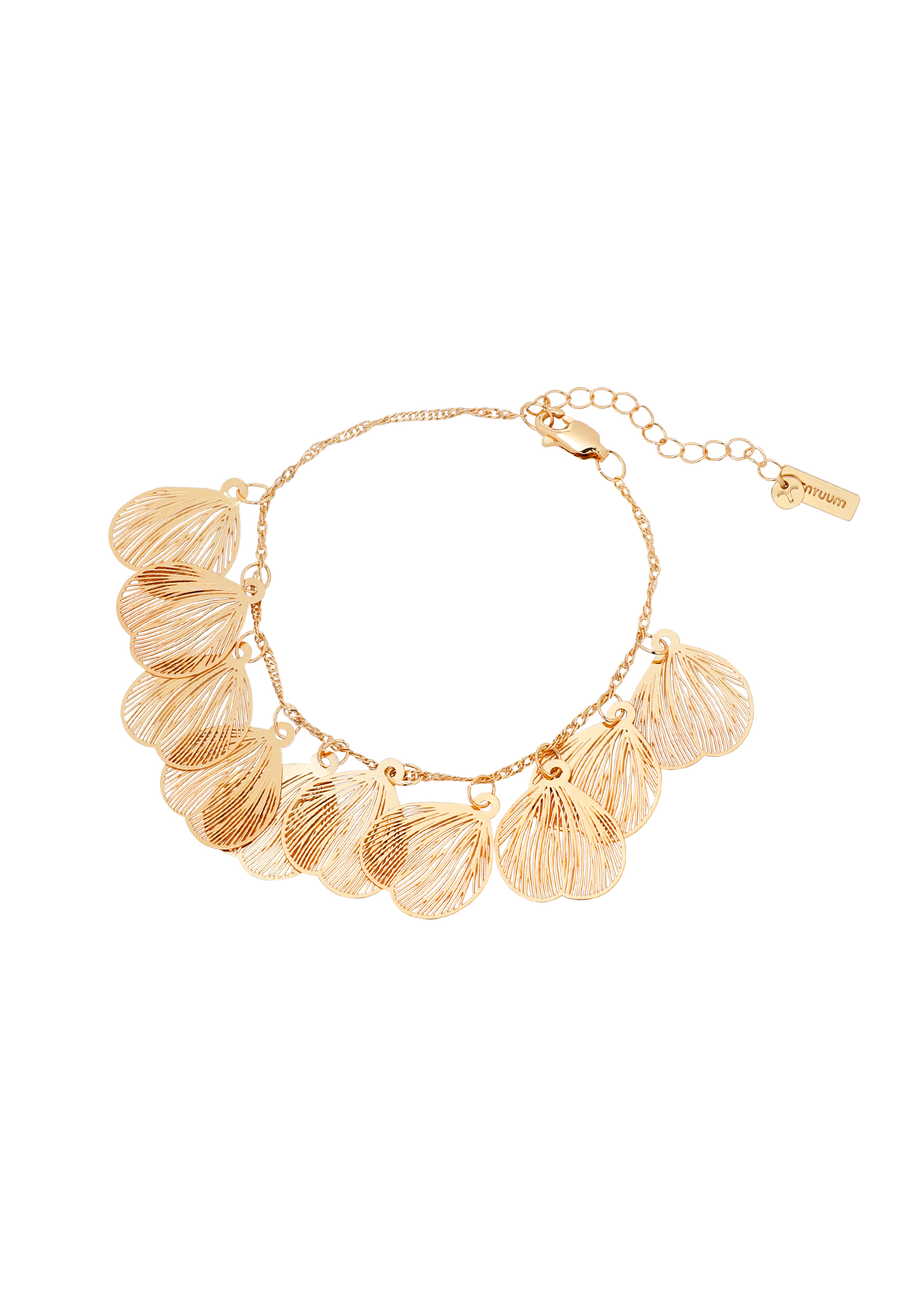 BRANSOLETKA Z KWIATOWYM MOTYWEM - AMATELA SZARY 2