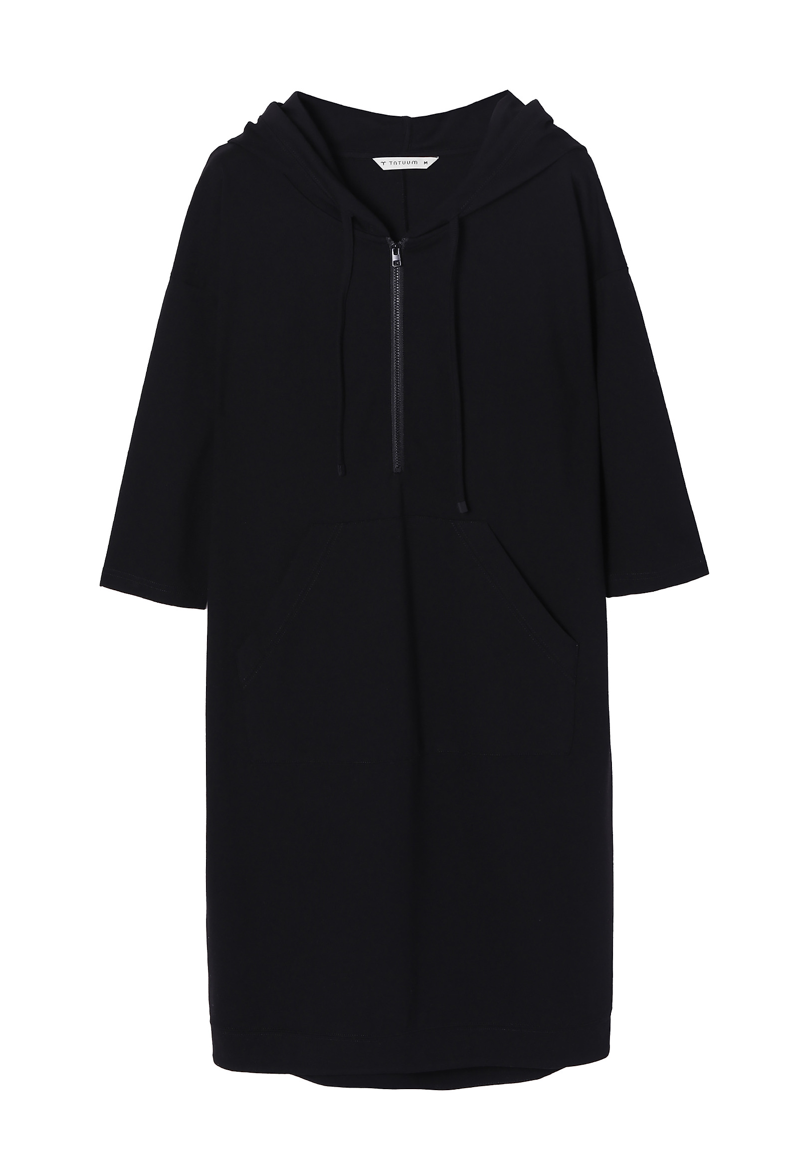 DRESS SWEATSHIRT WITH A HOOD SEMIRA DRESS SWEATSHIRT WITH A HOOD SEMIRA BLACK 85828