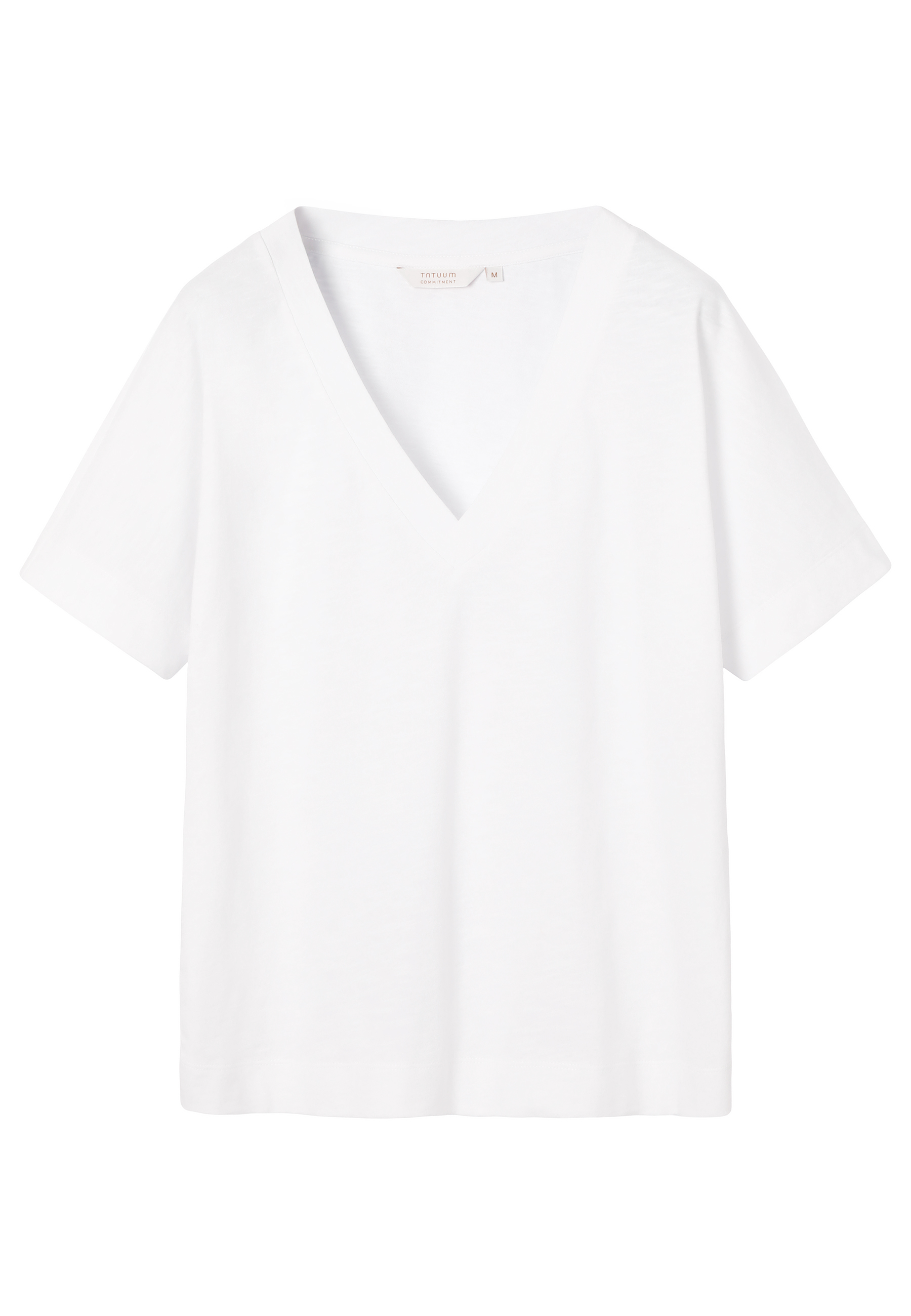 LUŹNY T-SHIRT Z BAWEŁNY - LALIQ