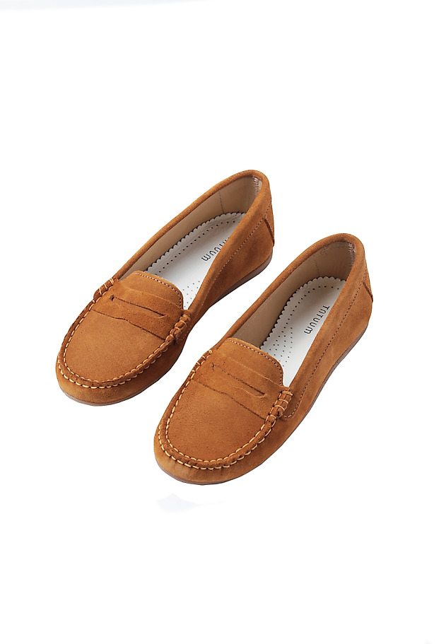 LADIES' SUEDE LOAFERS SISI LADIES' SUEDE LOAFERS SISI BEIGE 3