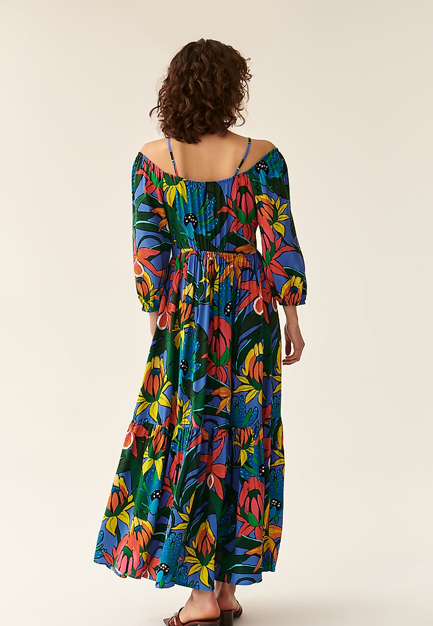 LADIES' FLORAL DRESS PALMIKO LADIES' FLORAL DRESS PALMIKO MULTIKOLOR 3