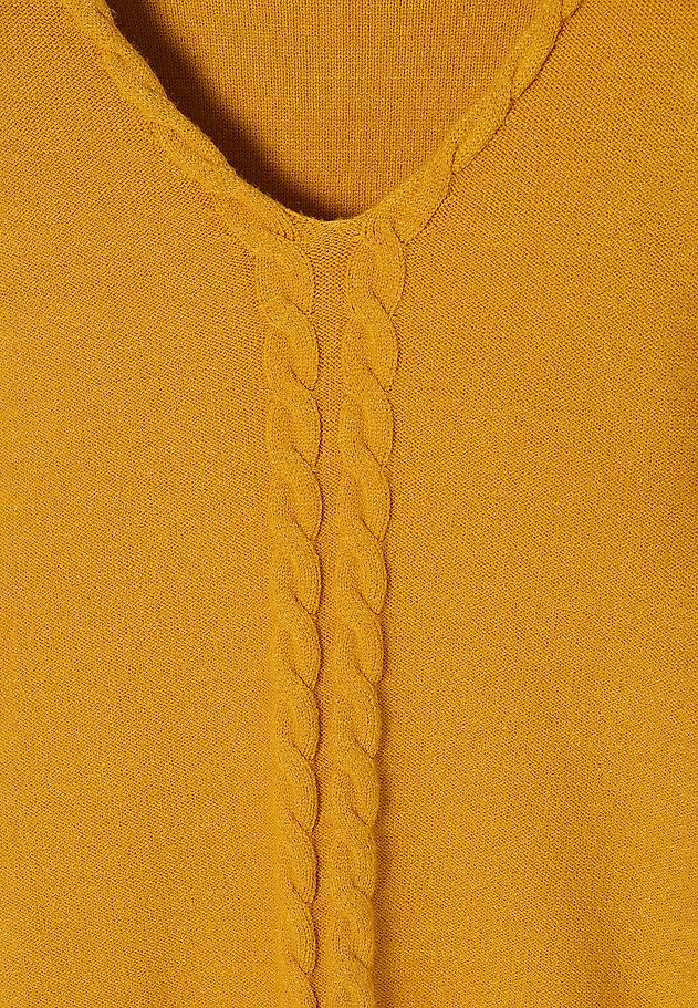 LADIES’ SWEATER WITH V-SHAPE NECKLINE POLI LADIES’ SWEATER WITH V-SHAPE NECKLINE POLI ŻÓŁTY 5