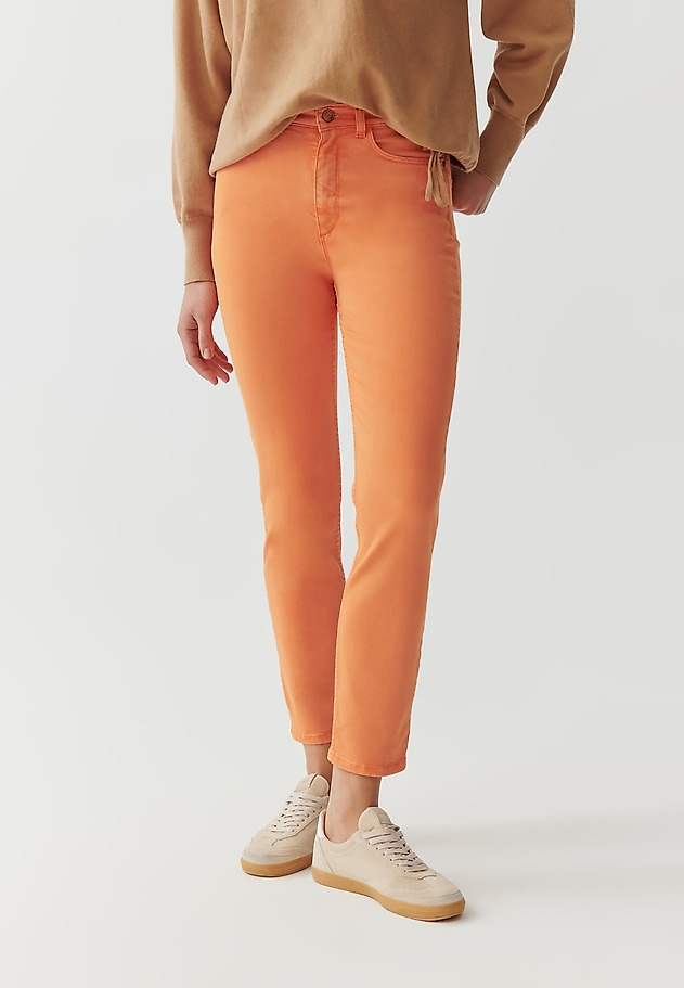 LADIES’ CLASSIC REGULAR FIT JEANS - ROMIKI LADIES’ CLASSIC REGULAR FIT JEANS - ROMIKI POMARAŃCZOWY 2