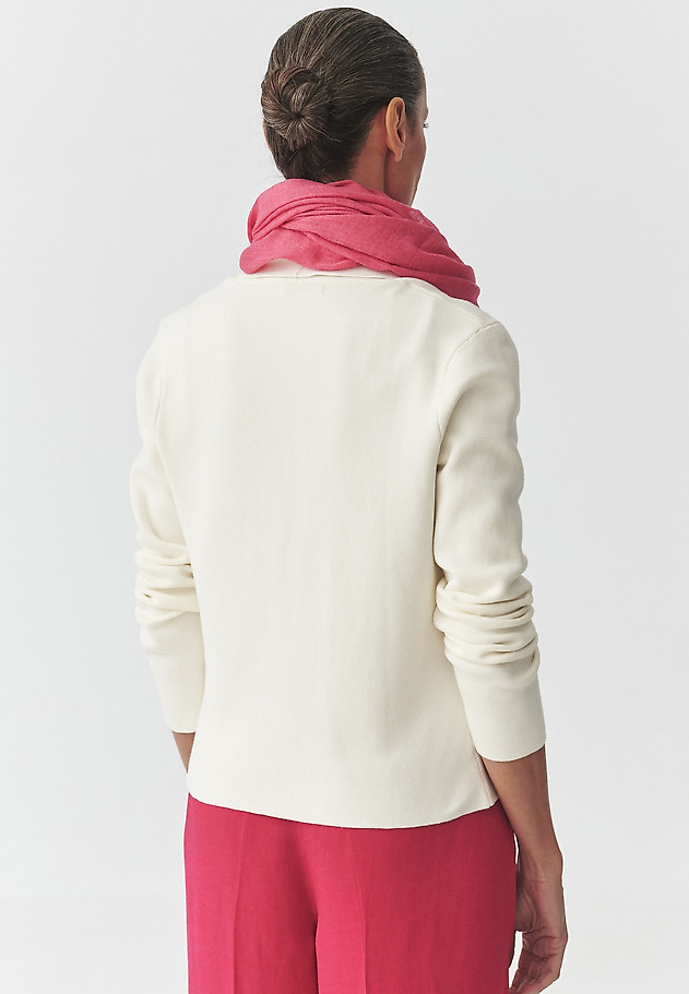 VISCÓZA/BAVLNA CARDIGAN — PRADO VISCÓZA/BAVLNA CARDIGAN — PRADO ECRU 2