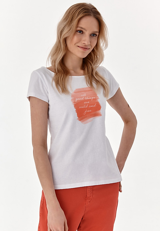 TRICOU DE DAMĂ DIN BUMBAC ALBINA 2 TRICOU DE DAMĂ DIN BUMBAC ALBINA 2 ALB 1