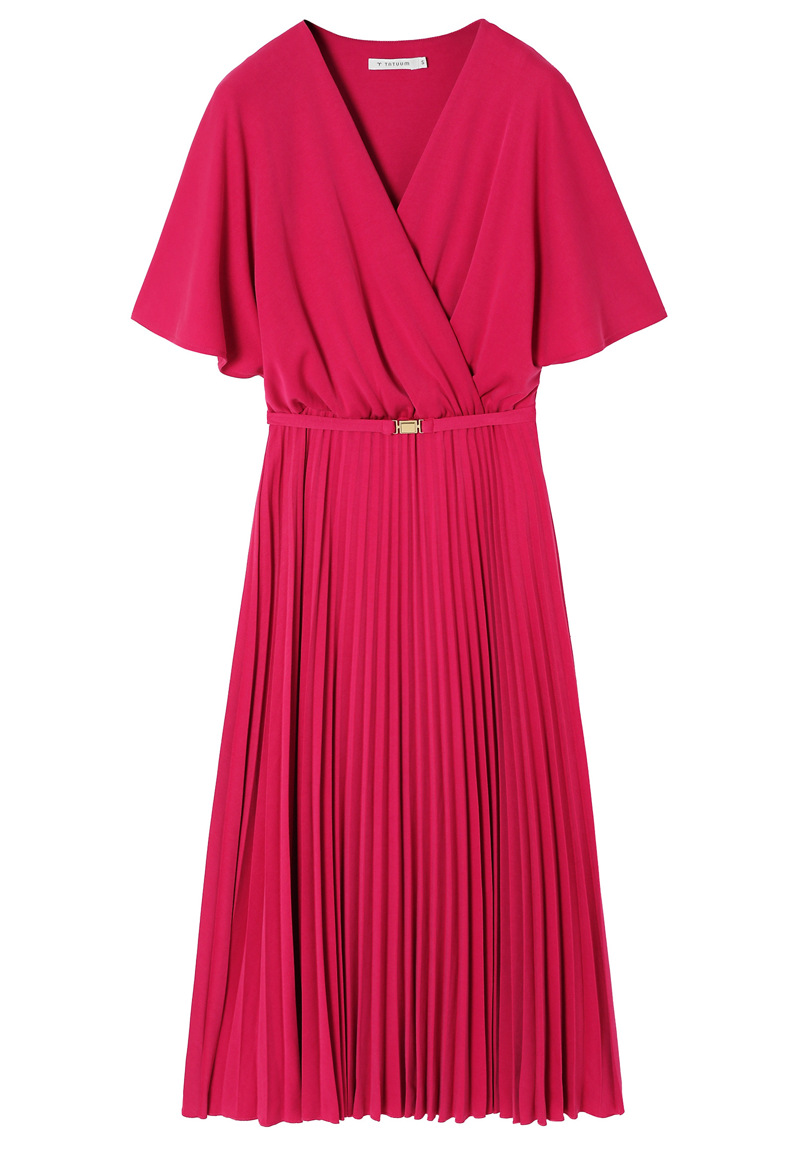 FUCHSIA RÁFELT DRESSZ - GALIJA FUCHSIA RÁFELT DRESSZ - GALIJA PIROS 105174