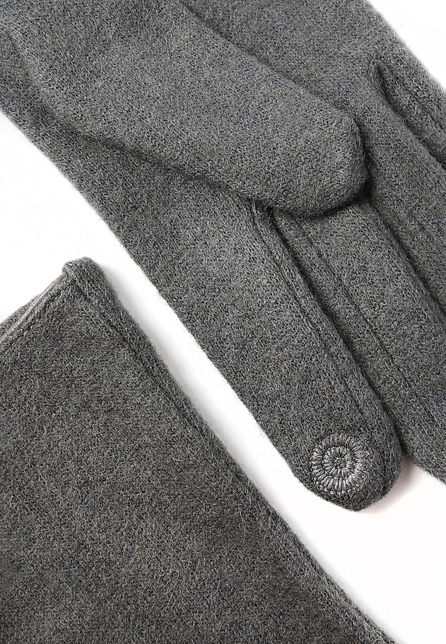 MĂNUȘI DE DAMĂ TRICOTATE - REKAWA 1 MĂNUȘI DE DAMĂ TRICOTATE - REKAWA 1 GRI 2