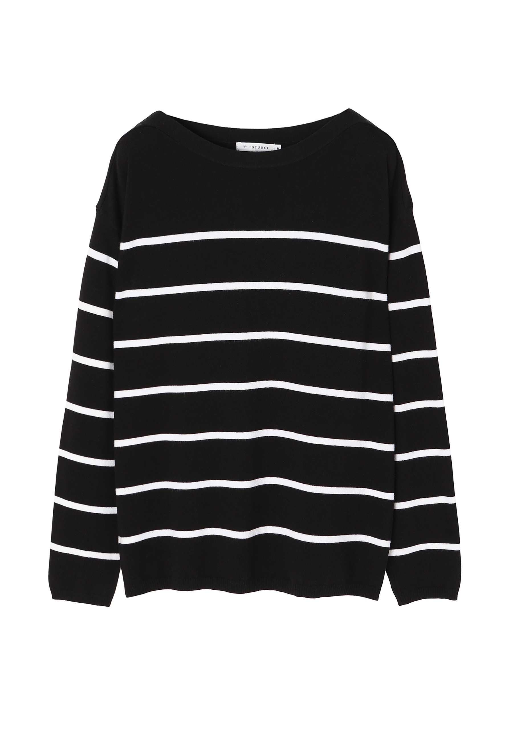 OVERSIZOWY SWETER DAMSKI W PASKI DROP