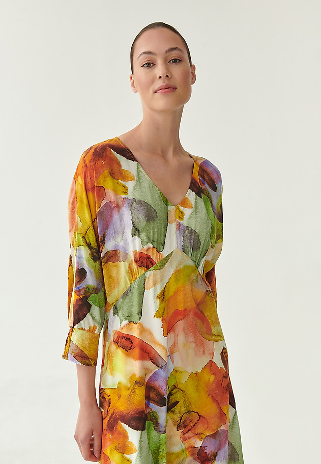 LADIES' MAXI DRESS WITH PRINT KORA LADIES' MAXI DRESS WITH PRINT KORA MULTIKOLOR 3
