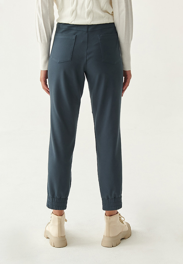 COMFORTABLE LADIES' TROUSERS WIKORA 1 COMFORTABLE LADIES' TROUSERS WIKORA 1 BLUE 2