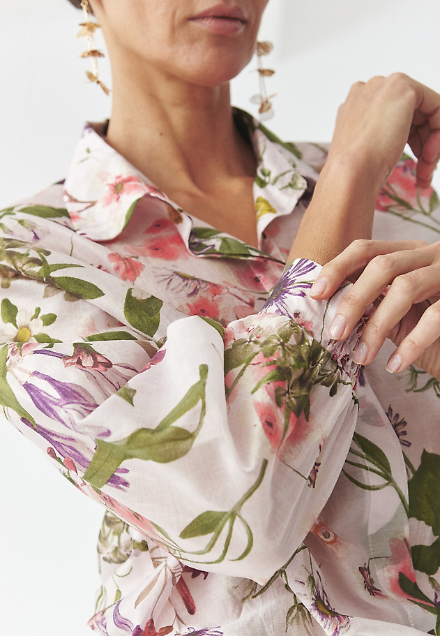 FLORAL LYOCELL SHIRT — FLORELLA FLORAL LYOCELL SHIRT — FLORELLA MULTIKOLOR 6