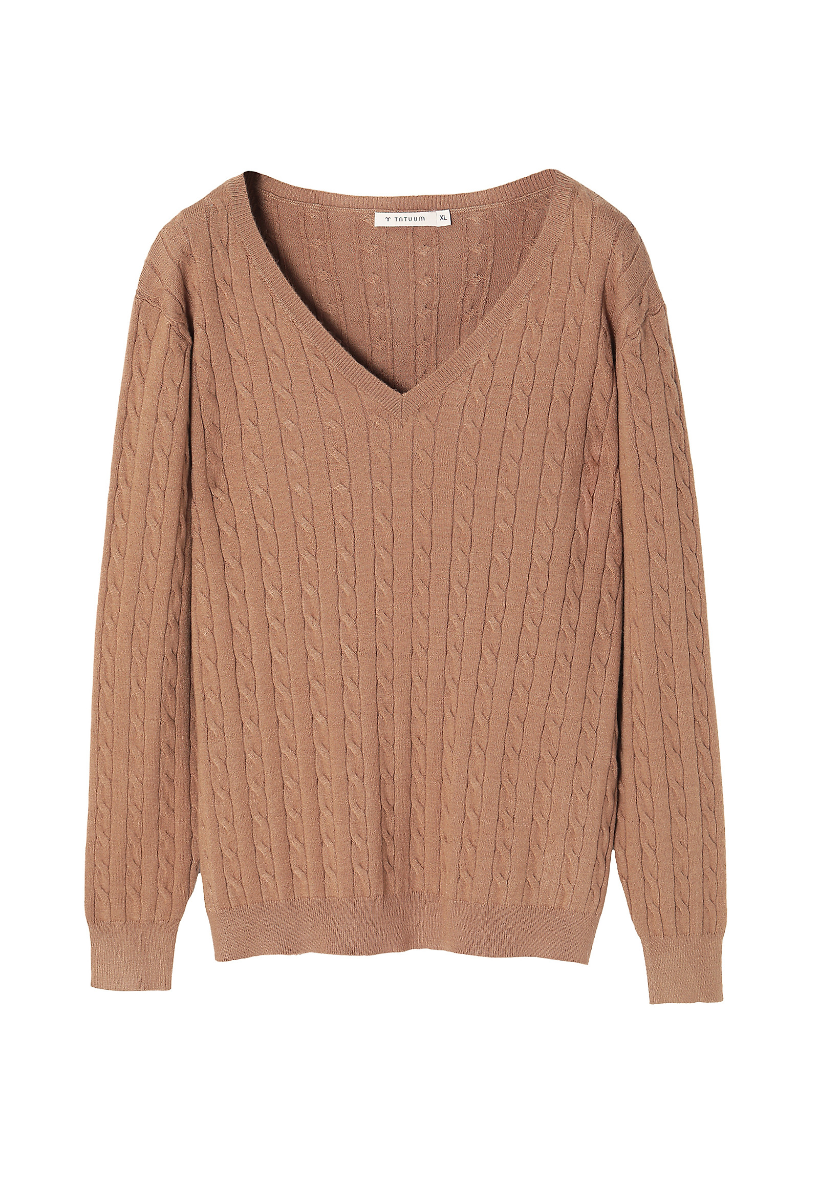 SWETER DAMSKI W SEREK WIRO SWETER DAMSKI W SEREK WIRO BEŻOWY 89443