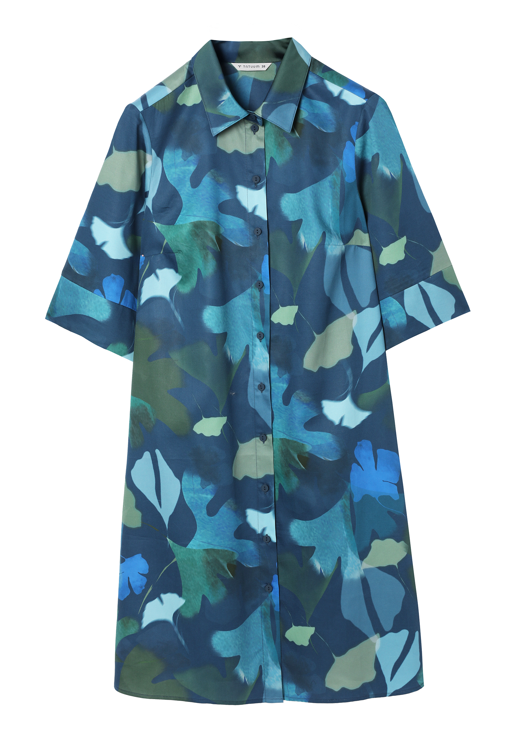 BAWEŁNIANA SUKIENKA Z AUTORSKIM WZOREM - TALANI 1 MULTIKOLOR 2