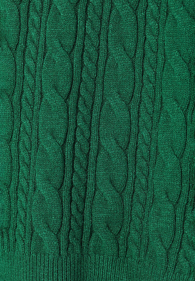 LADIES’ KNIT DRESS WITH A BRAIDED TEXTURE WENWI LADIES’ KNIT DRESS WITH A BRAIDED TEXTURE WENWI GREEN 6