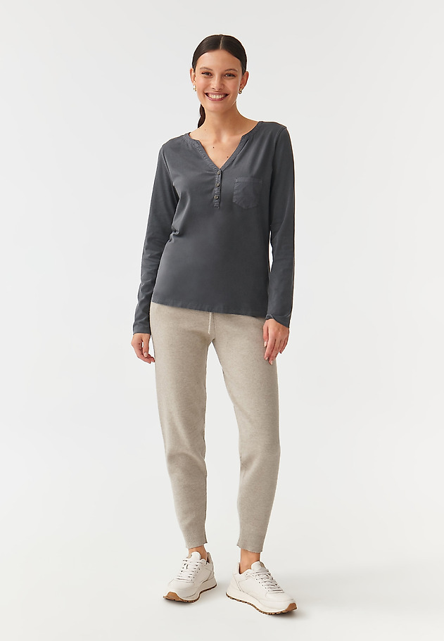 ŽENSKA BLUZA Z OKRASNIM MINI ŽEPOM ASTRID ŽENSKA BLUZA Z OKRASNIM MINI ŽEPOM ASTRID SIVA 2