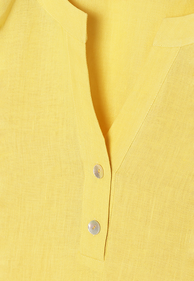 LADIES' LINEN BLOUSE ALMERA LADIES' LINEN BLOUSE ALMERA YELLOW 7