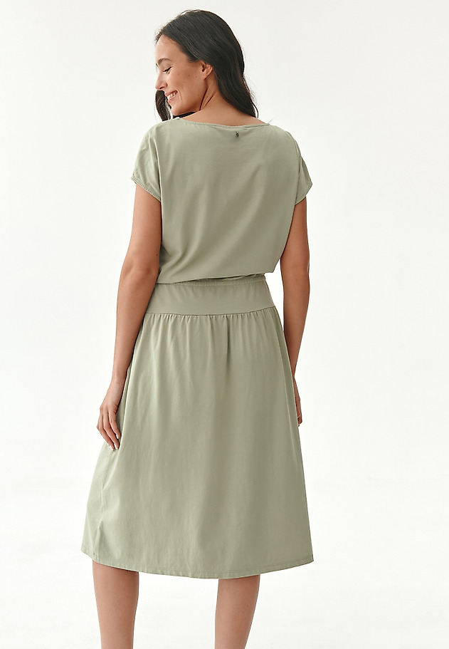 LADIES' PASTEL MIDI DRESS NATULA LADIES' PASTEL MIDI DRESS NATULA KHAKI 2