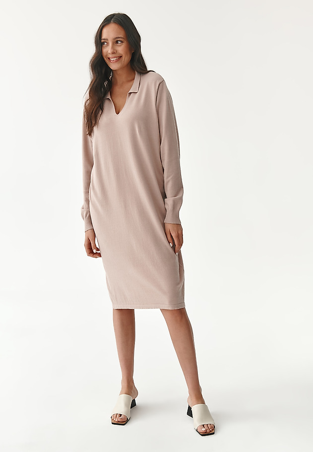 ROCHIE TRICOTATĂ DE DAMĂ ODOMI ROCHIE TRICOTATĂ DE DAMĂ ODOMI BEJ 5