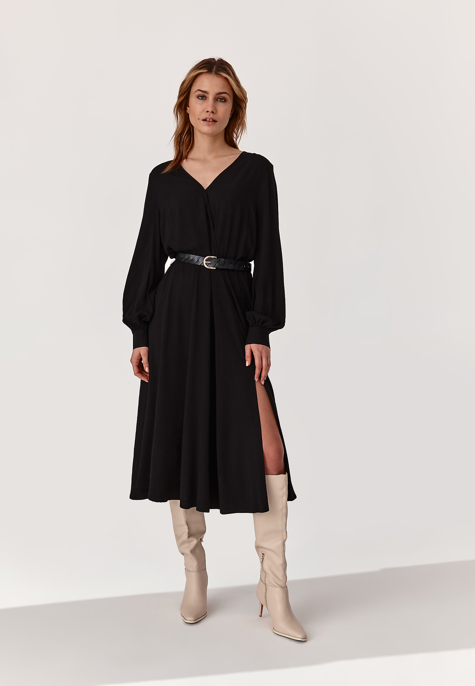 MIDI DRESS MOVA MIDI DRESS MOVA BLACK 76863