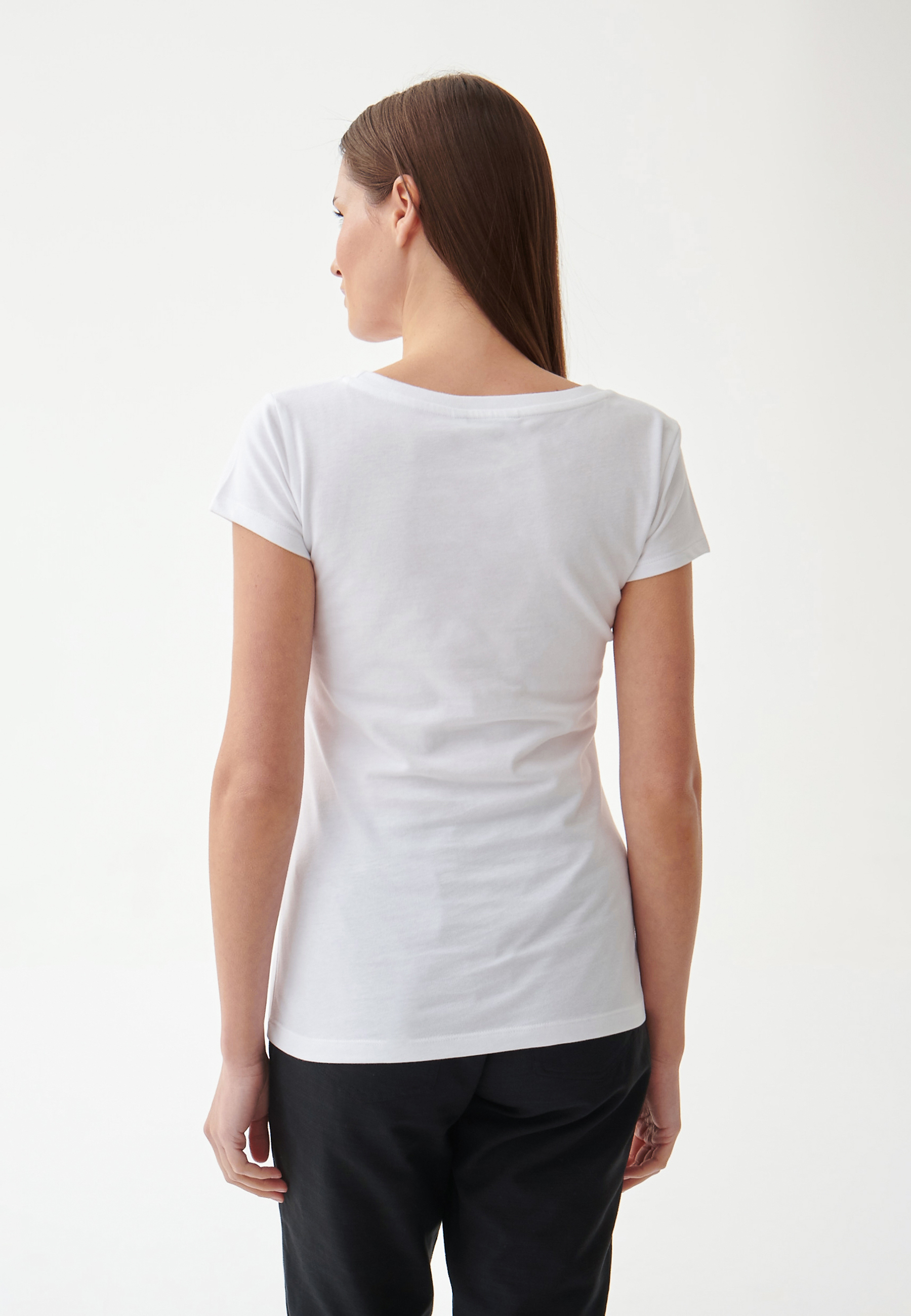 T-SHIRT DAMSKI Z NADRUKIEM ANTONIA 1 BIAŁY 2