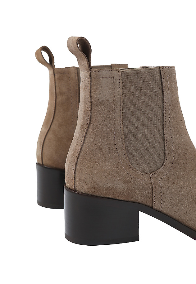 LADIES' SUEDE ANKLE BOOTS COCO 1 LADIES' SUEDE ANKLE BOOTS COCO 1 BEIGE 6