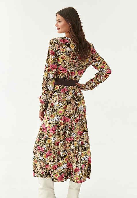 ROCHIE PLIC CU FLORI MOVA MULTICOLOR 2