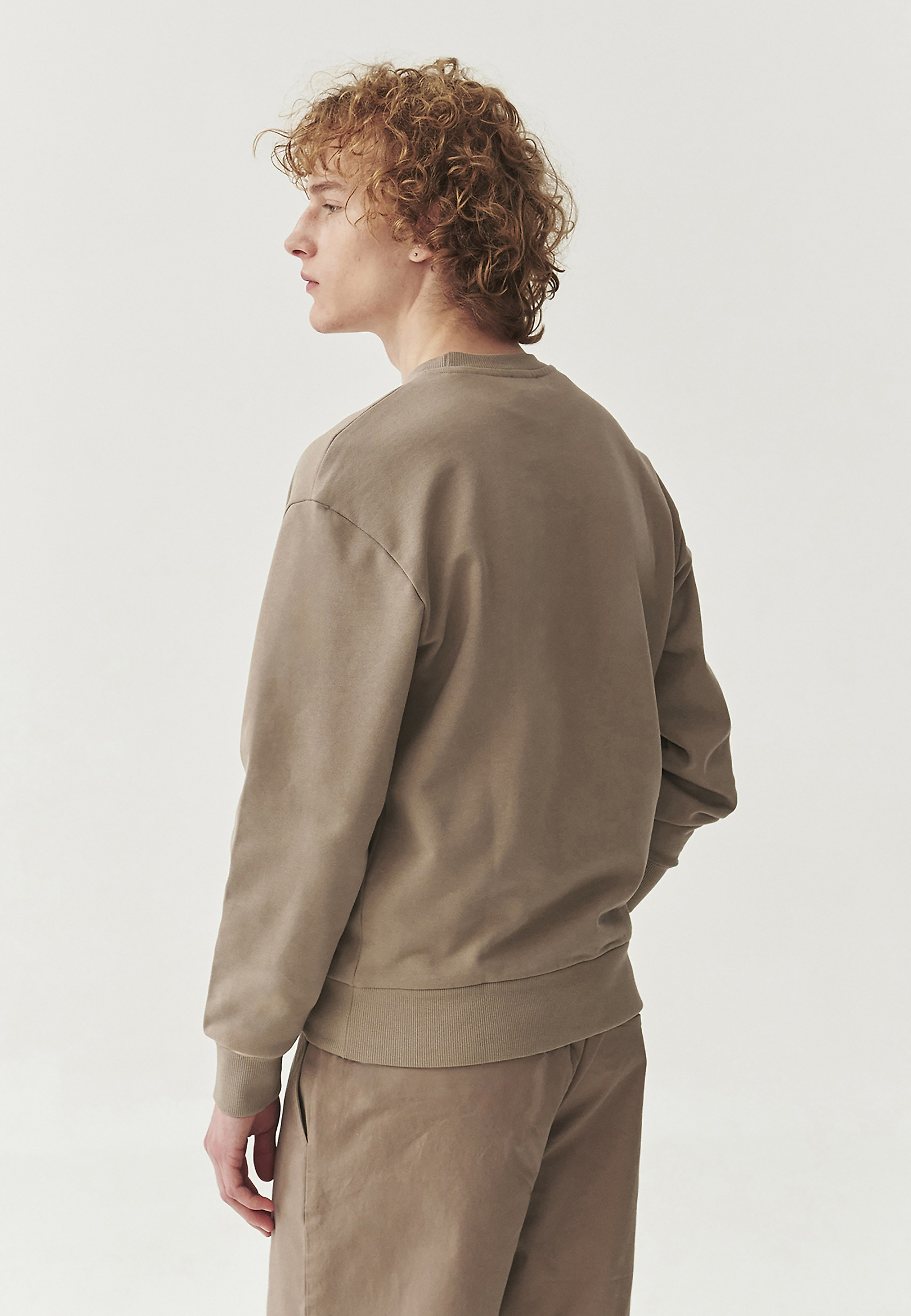 MEN'S COTTON SWEATSHIRT - INIGO MEN'S COTTON SWEATSHIRT - INIGO BEIGE 110219