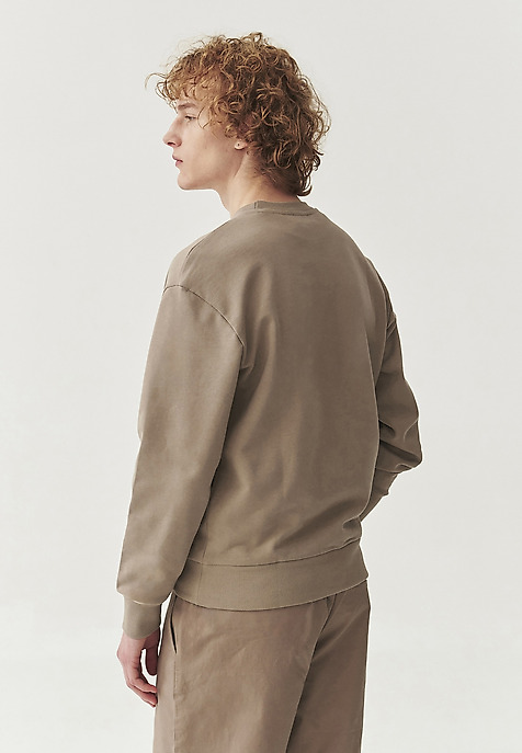 BAWEŁNIANA BLUZA MĘSKA — INIGO BEŻOWY 2