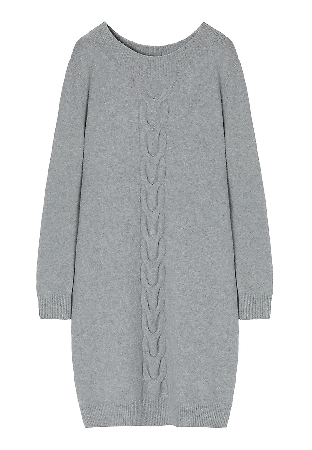 LADIES’ SWEATER KNIT DRESS WITH LONG SLEEVES CABI LADIES’ SWEATER KNIT DRESS WITH LONG SLEEVES CABI GREY 6