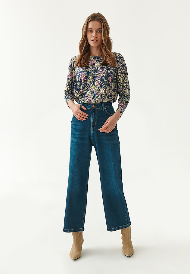 BLUZKA DAMSKA W PRINT KWIATOWY DOROTEA BLUZKA DAMSKA W PRINT KWIATOWY DOROTEA MULTIKOLOR 4